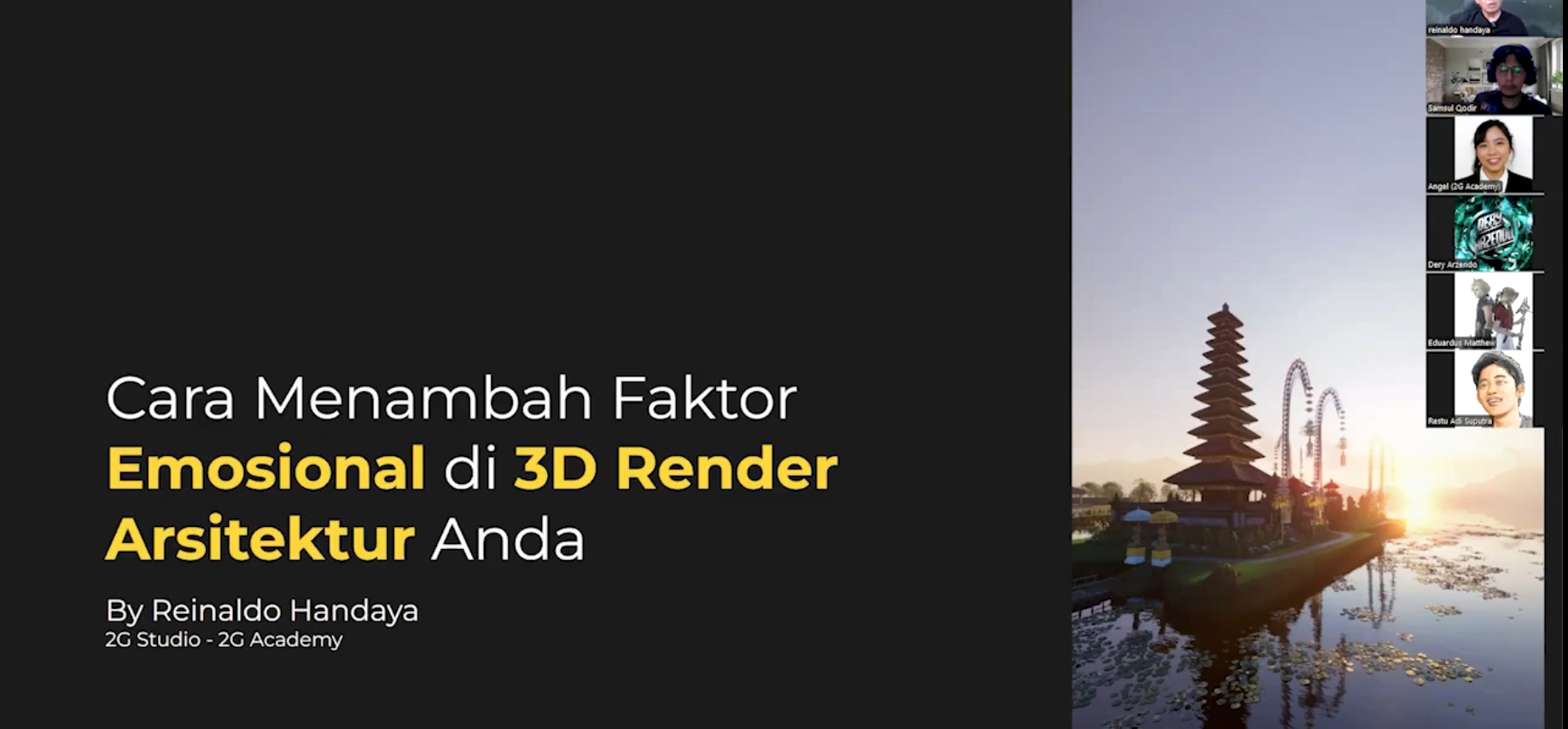 Cara Menambahkan Faktor Emosional di 3D Render Arsitektur Anda