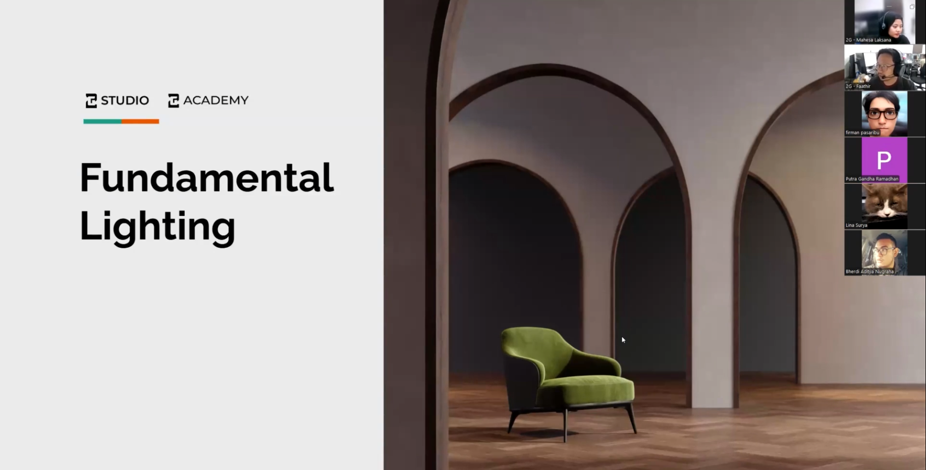 Kuasai Fundamental Lighting 3D Arsitektur