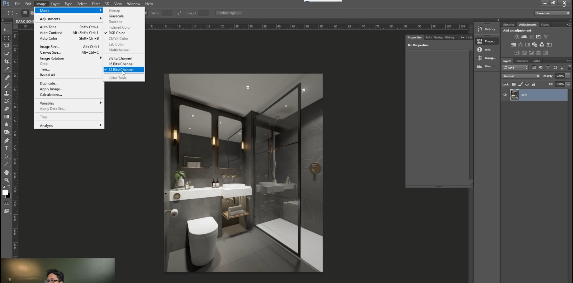 SKETCHUP V-Ray Small Bathroom