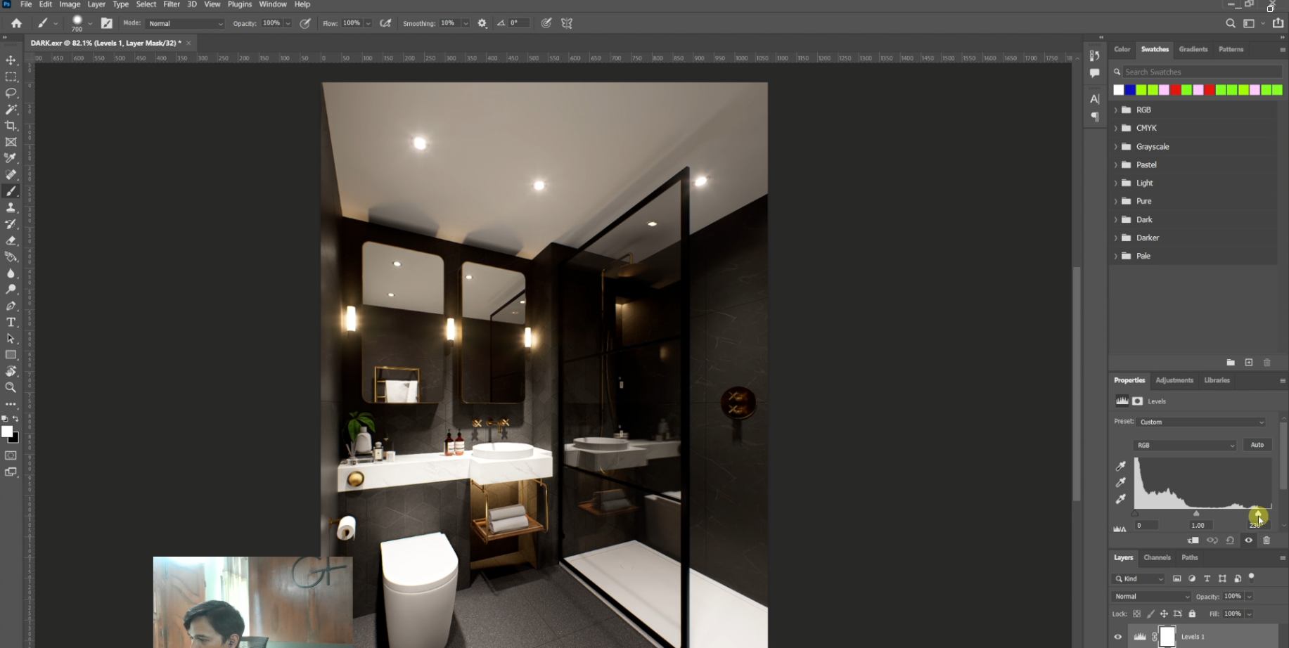 SKETCHUP D5 RENDER Small Bathroom