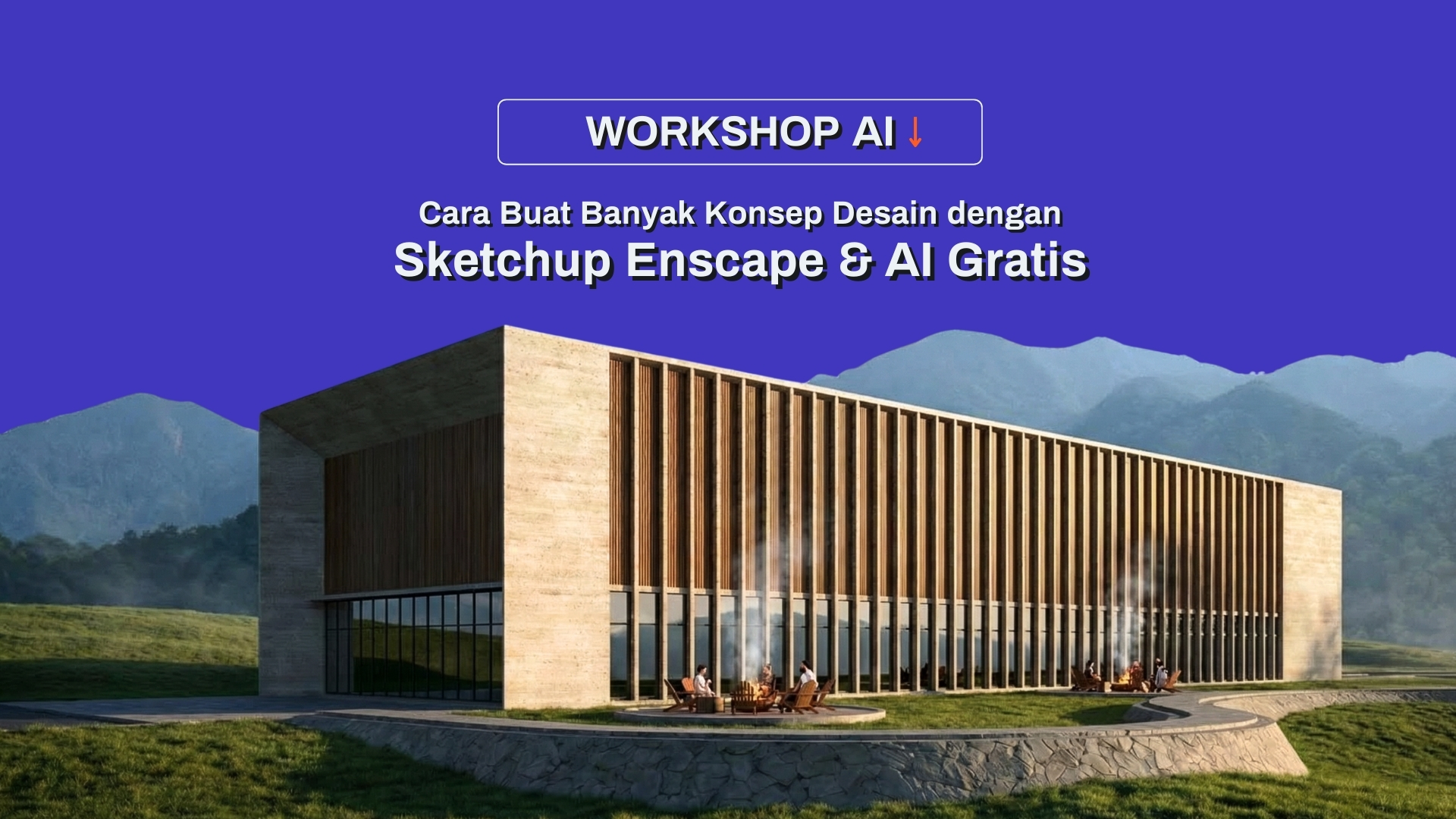 Sketchup Enscape Exterior AI Workshop