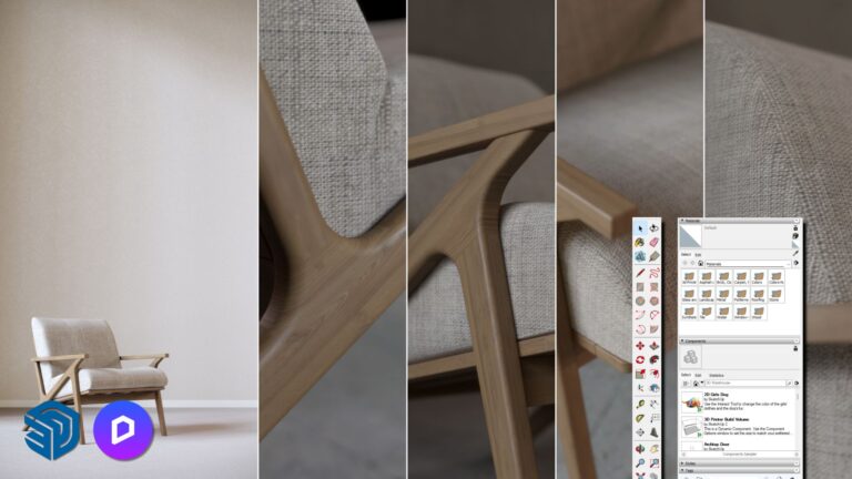 3D Product Modeling & Rendering Dengan sketchup d5 render