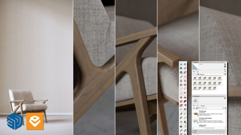 3D Product Modeling & Rendering Dengan sketchup enscape