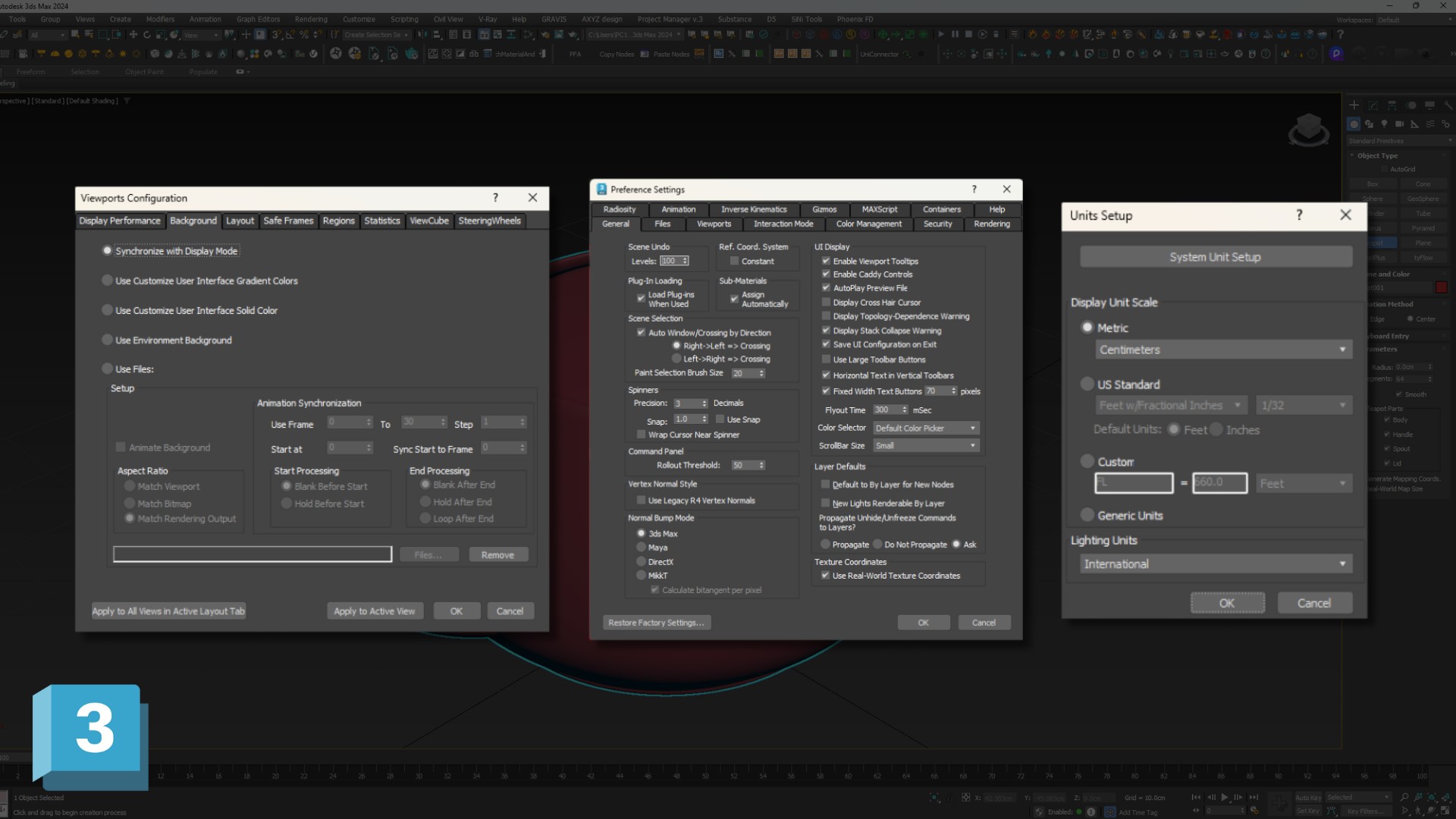 Optimasi Cara Kerja & Setting Awal di 3DSMAX