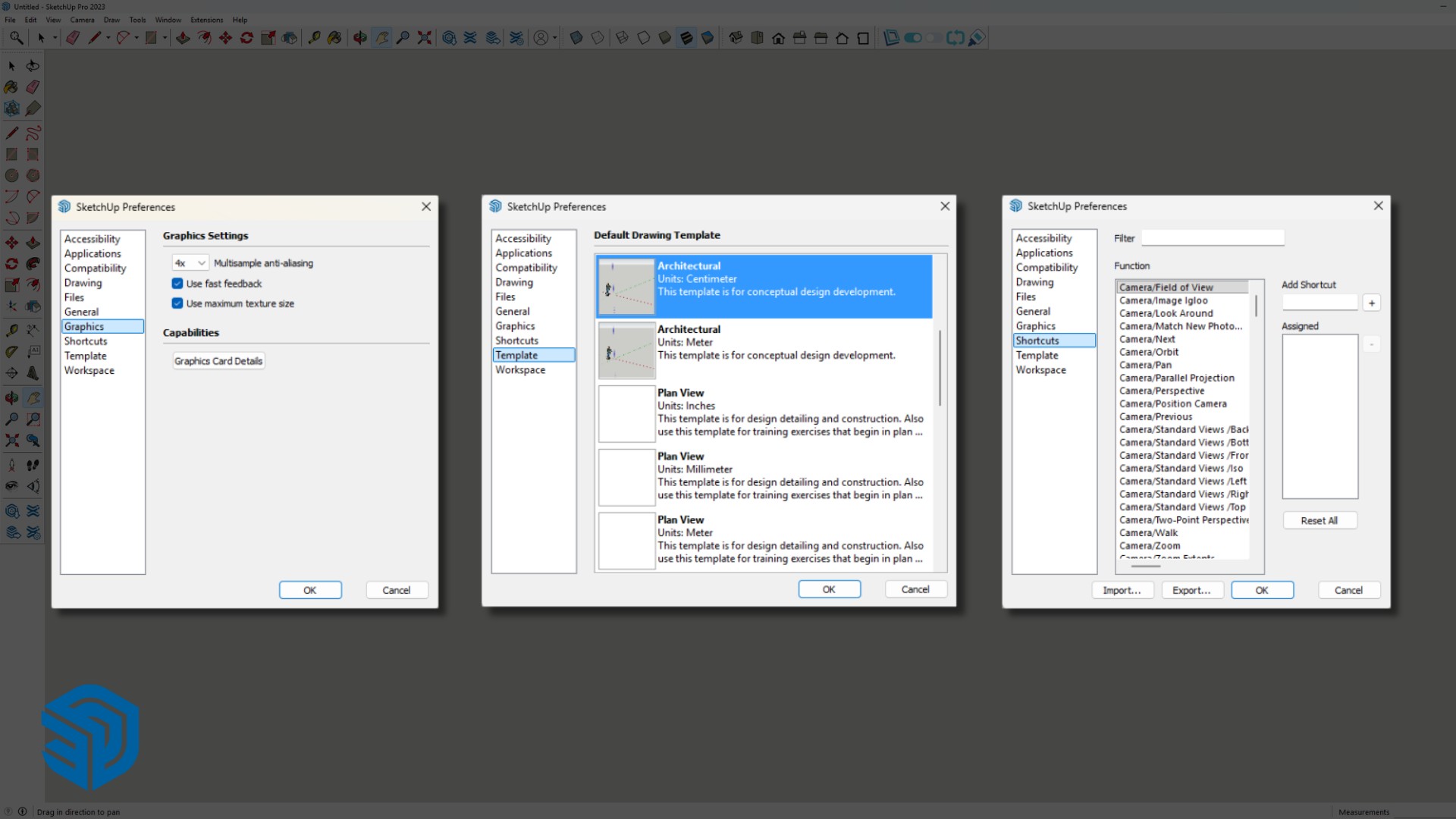 Optimasi Cara Kerja & Setting Awal di Sketchup